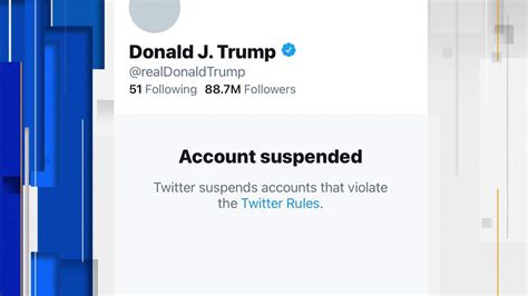 Twitter 'permanently suspends' Trump's account .